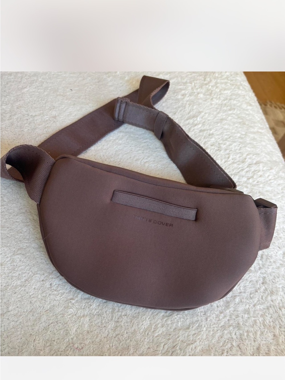 Dagne Dover Mauve Taupe Crossbody Sling Bag - Picture 3 of 6